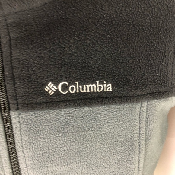 Columbia Youth Jacket Black Gray M - Picture 2 of 5